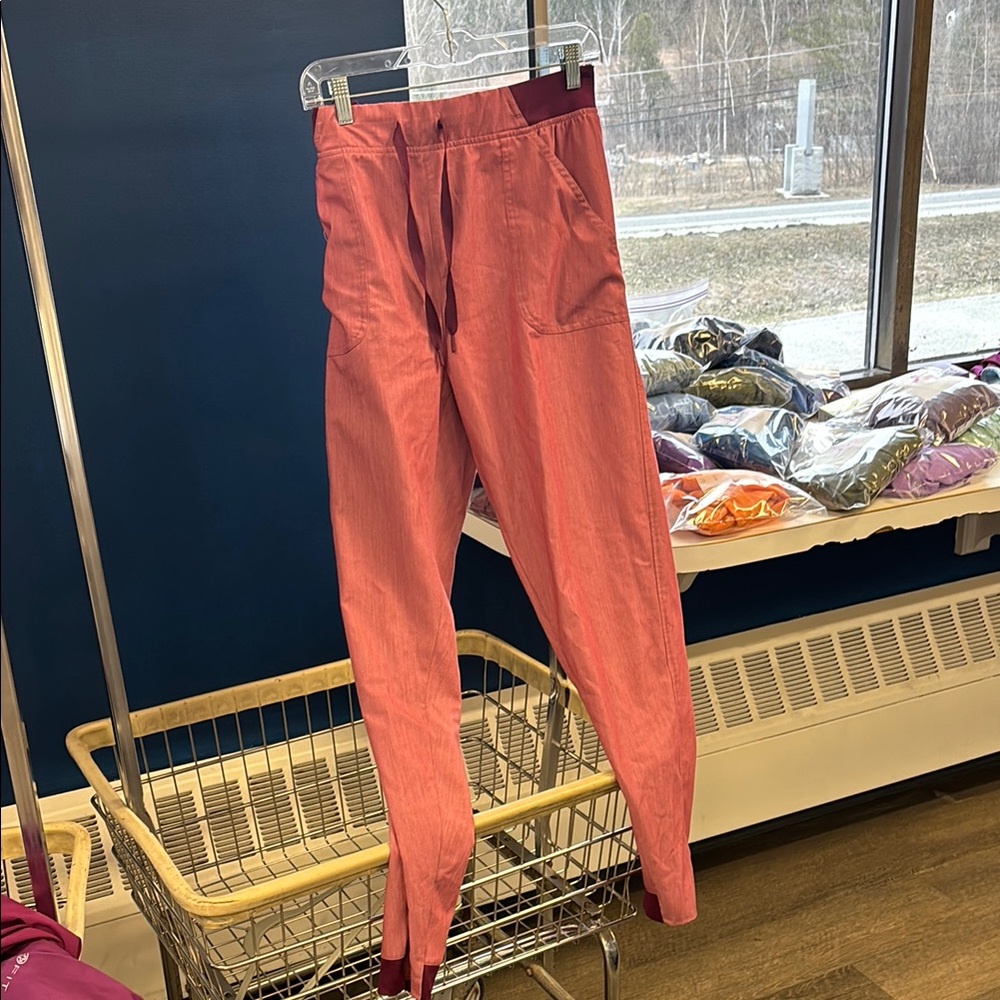 Coral scrub Pants